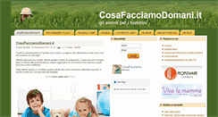 Desktop Screenshot of cosafacciamodomani.it